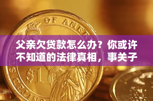 济南父亲欠贷款怎么办？你或许不知道的法律真相，事关子女未来